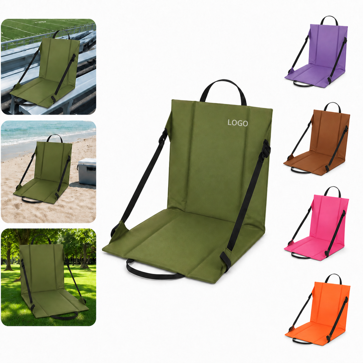 ComfortGrip Stadium Seat Cushion