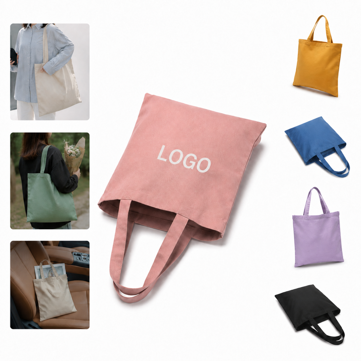 Everyday Cotton Canvas Tote Bag