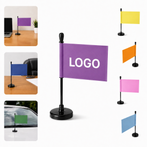 Custom Double-Sided Magnetic Car Flag Kit