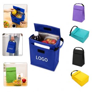 Insulated Lunch Tote with Front Pocket